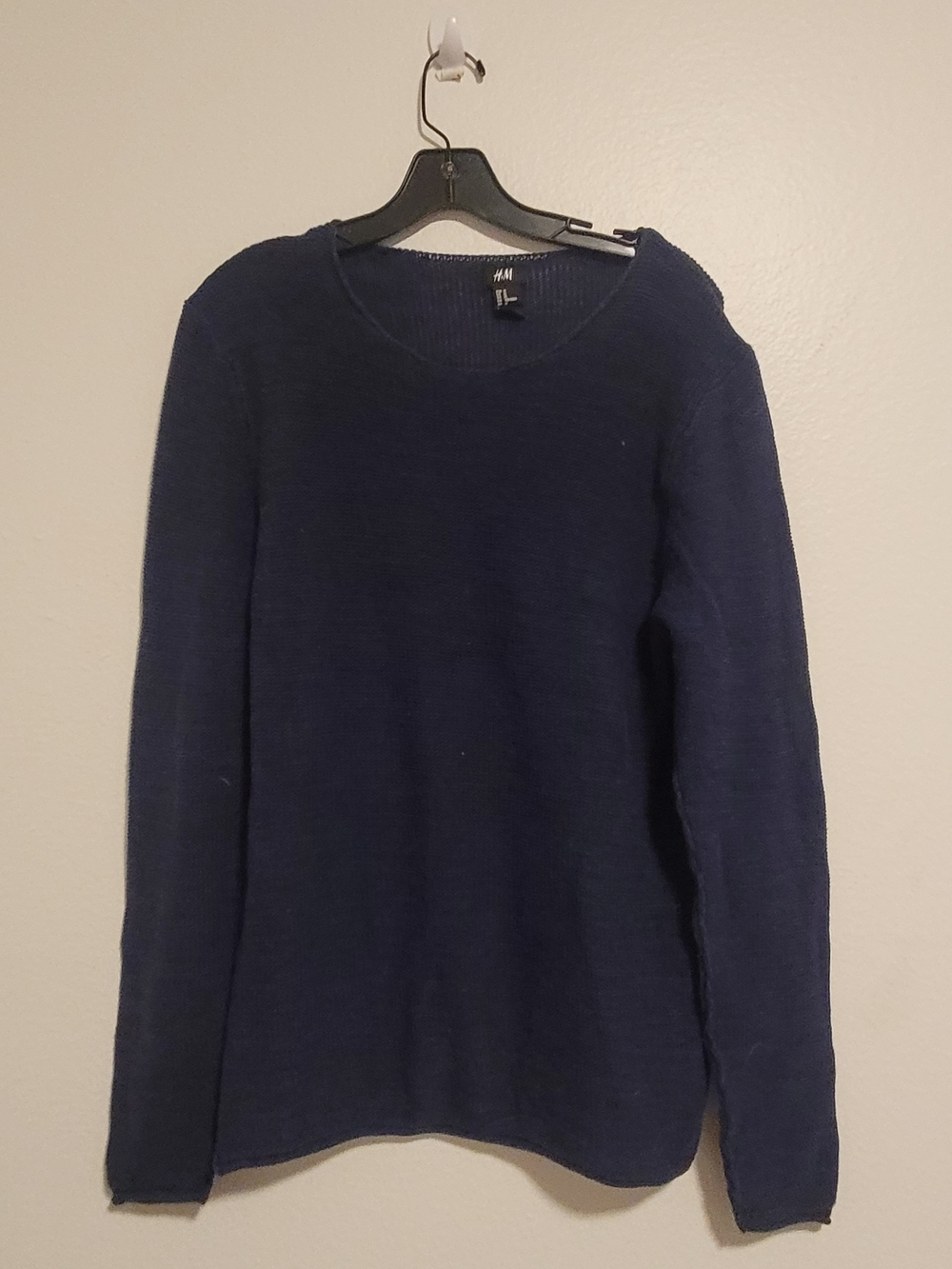 H&M Dark Blue Crewneck Sweater
